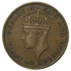 Монета 1 цент 1945 года Британский Гондурас (реверс)