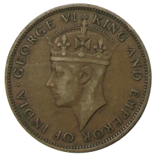 Монета 1 цент 1945 года Британский Гондурас (реверс)