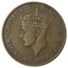 Монета 1 цент 1947 года Британский Гондурас (реверс)