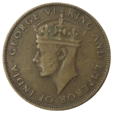 Монета 1 цент 1947 года Британский Гондурас (реверс)