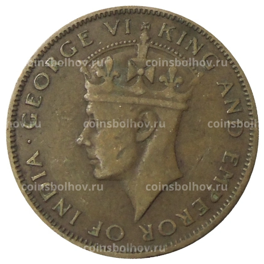 Монета 1 цент 1947 года Британский Гондурас (вид 2)