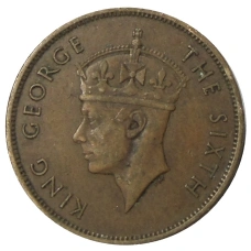 Монета 1 цент 1949 года Британский Гондурас (реверс)