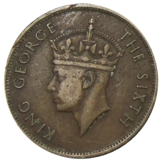 Монета 1 цент 1949 года Британский Гондурас (реверс)