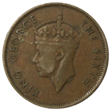 Монета 1 цент 1949 года Британский Гондурас (реверс)