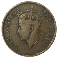 Монета 1 цент 1949 года Британский Гондурас (реверс)