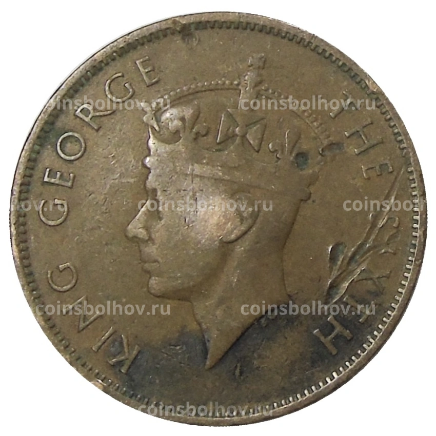 Монета 1 цент 1950 года Британский Гондурас (вид 2)