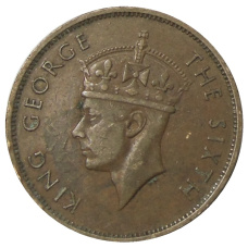 Монета 1 цент 1950 года Британский Гондурас (реверс)