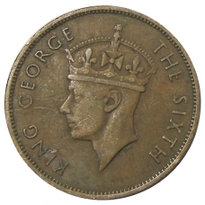 Монета 1 цент 1951 года Британский Гондурас (реверс)