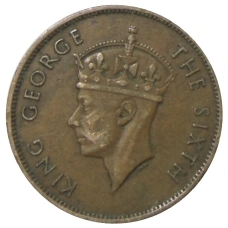 Монета 1 цент 1951 года Британский Гондурас (реверс)