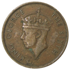 Монета 1 цент 1951 года Британский Гондурас (реверс)