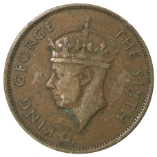 Монета 1 цент 1951 года Британский Гондурас (реверс)