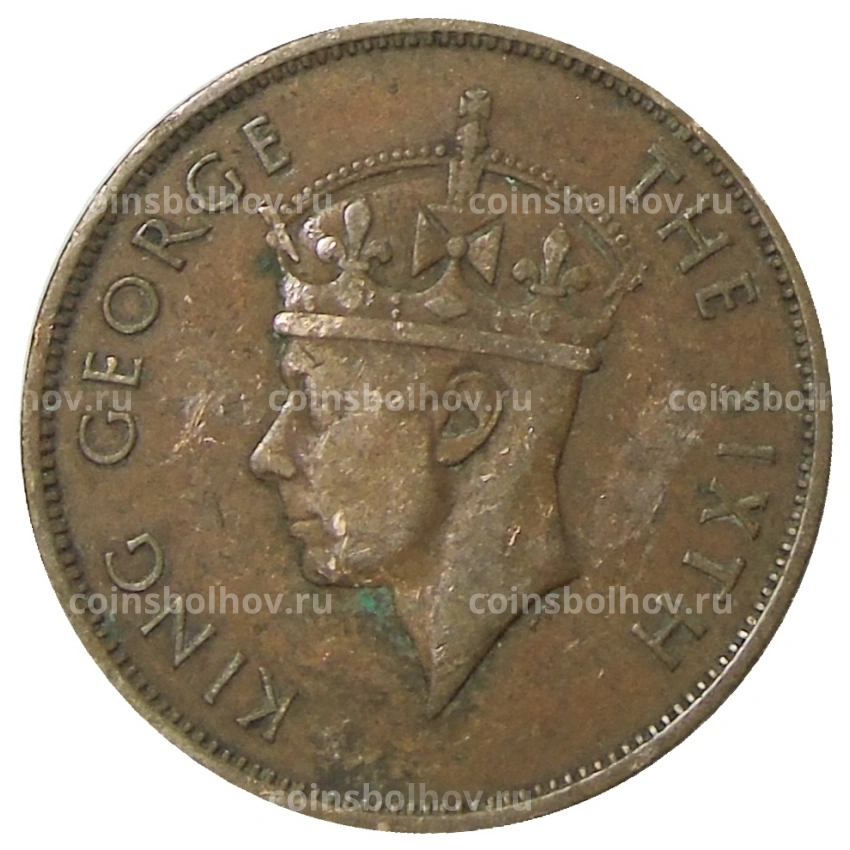 Монета 1 цент 1951 года Британский Гондурас (вид 2)