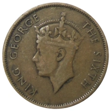 Монета 1 цент 1951 года Британский Гондурас (реверс)