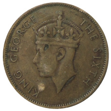 Монета 1 цент 1951 года Британский Гондурас (реверс)