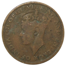 Монета 1 цент 1937 года Британский Гондурас (реверс)