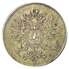 Монета 25 пенни 1916 года Русская Финляндия (реверс)