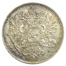 Монета 25 пенни 1915 года Русская Финляндия (реверс)