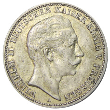 Монета 3 марки 1912 года А Германия (Пруссия) (аверс)