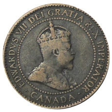 Монета 1 цент 1904 года Канада (реверс)