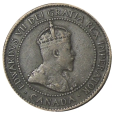 Монета 1 цент 1904 года Канада (реверс)