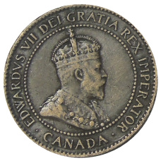 Монета 1 цент 1903 года Канада (реверс)