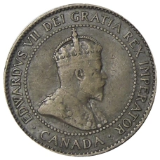 Монета 1 цент 1903 года Канада (реверс)