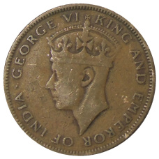 Монета 1 цент 1944 года Британский Гондурас (реверс)