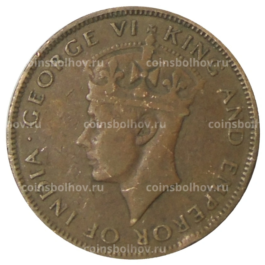 Монета 1 цент 1944 года Британский Гондурас (вид 2)