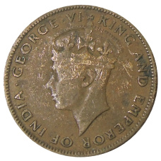 Монета 1 цент 1944 года Британский Гондурас (реверс)