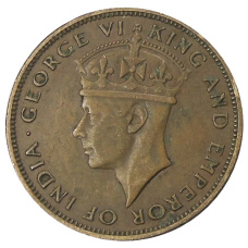 Монета 1 цент 1945 года Британский Гондурас (реверс)