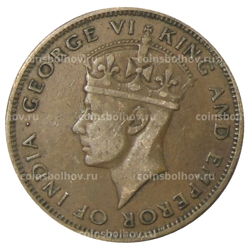 Монета 1 цент 1947 года Британский Гондурас (вид 2)