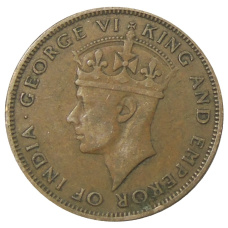 Монета 1 цент 1947 года Британский Гондурас (реверс)