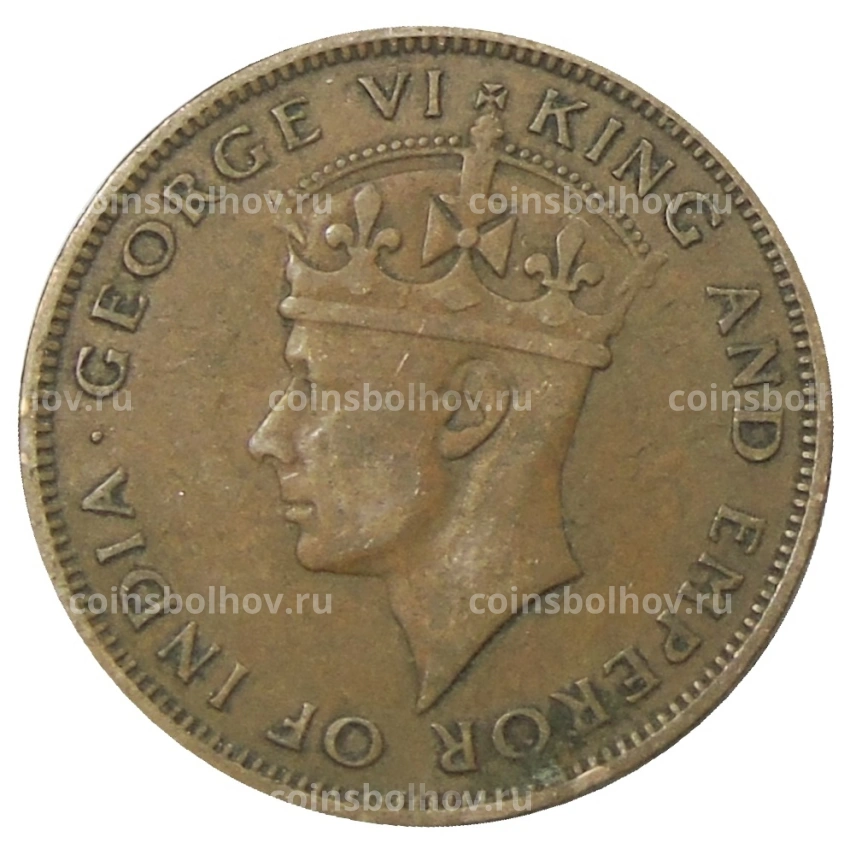 Монета 1 цент 1947 года Британский Гондурас (вид 2)