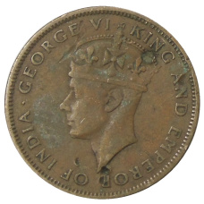 Монета 1 цент 1947 года Британский Гондурас (реверс)