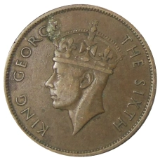 Монета 1 цент 1949 года Британский Гондурас (реверс)