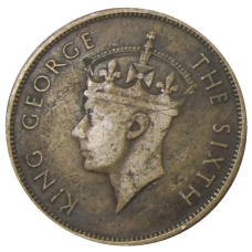 Монета 1 цент 1950 года Британский Гондурас (реверс)