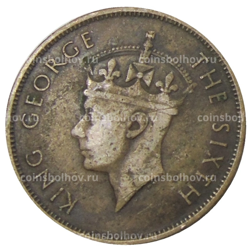 Монета 1 цент 1950 года Британский Гондурас (вид 2)