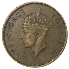 Монета 1 цент 1950 года Британский Гондурас (реверс)