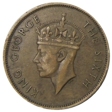 Монета 1 цент 1950 года Британский Гондурас (реверс)