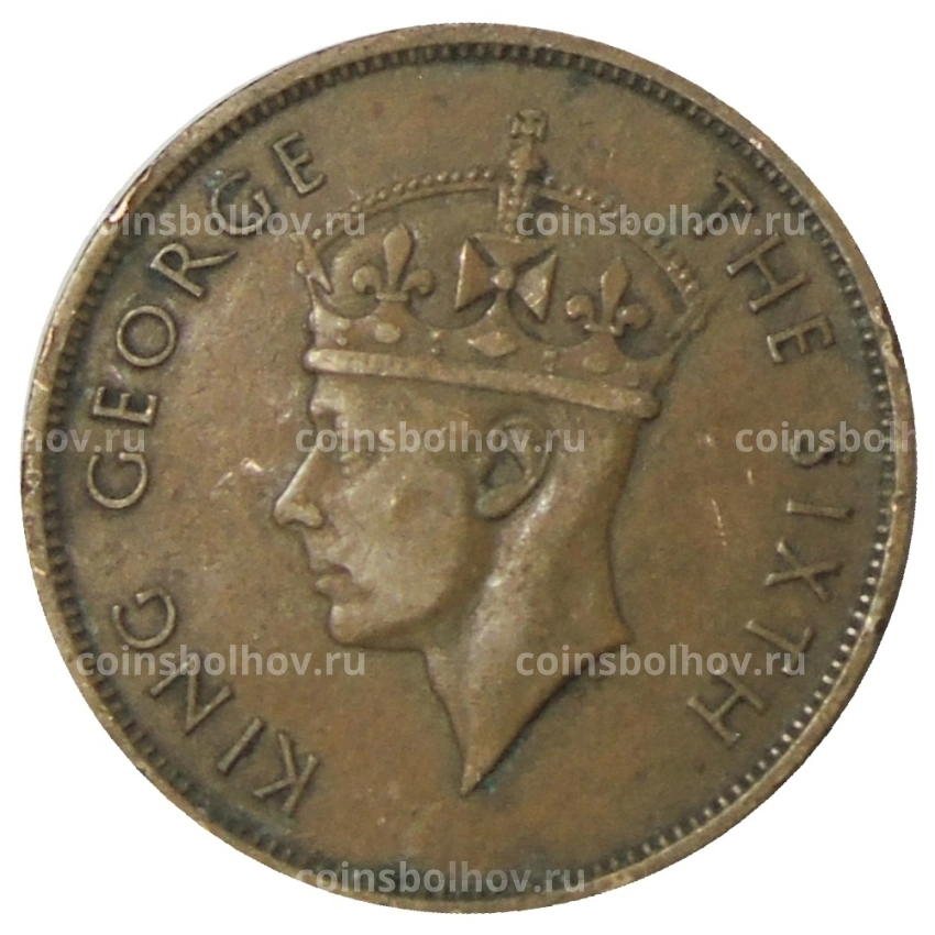 Монета 1 цент 1950 года Британский Гондурас (вид 2)