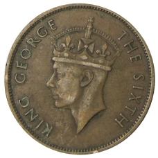 Монета 1 цент 1950 года Британский Гондурас (реверс)