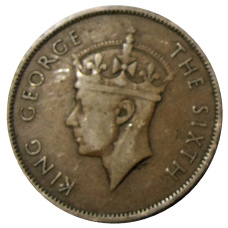 Монета 1 цент 1951 года Британский Гондурас (реверс)