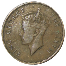 Монета 1 цент 1951 года Британский Гондурас (реверс)