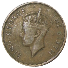 Монета 1 цент 1951 года Британский Гондурас (реверс)