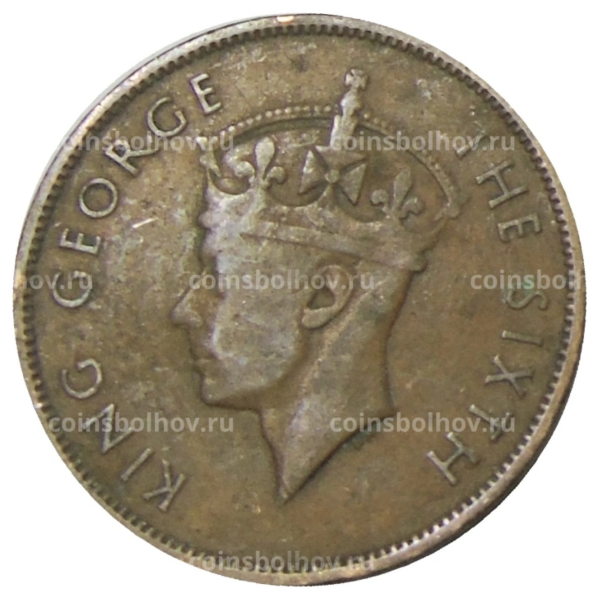 Монета 1 цент 1951 года Британский Гондурас (вид 2)