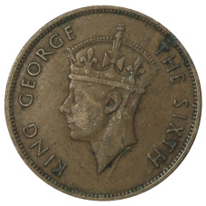 Монета 1 цент 1951 года Британский Гондурас (реверс)