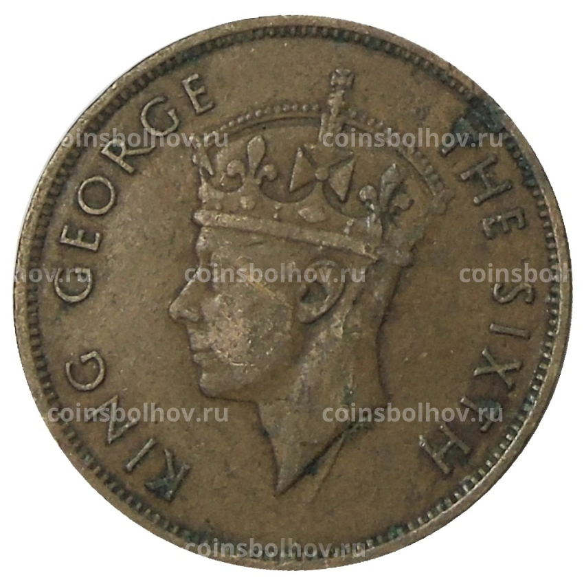 Монета 1 цент 1951 года Британский Гондурас (вид 2)