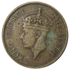 Монета 1 цент 1951 года Британский Гондурас (реверс)