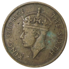 Монета 1 цент 1951 года Британский Гондурас (реверс)