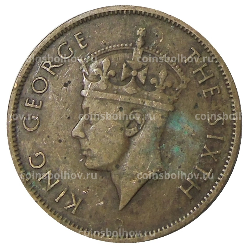 Монета 1 цент 1951 года Британский Гондурас (вид 2)